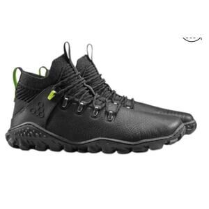 Vivobarefoot Magna Forest ESC Boots Men’s US 11 EU 44 Obsidian/Lime Leather New